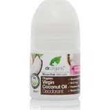 Dr.Organic Déodorant naturel à l'huile de coco vierge Roll-On sans aluminium 50ml