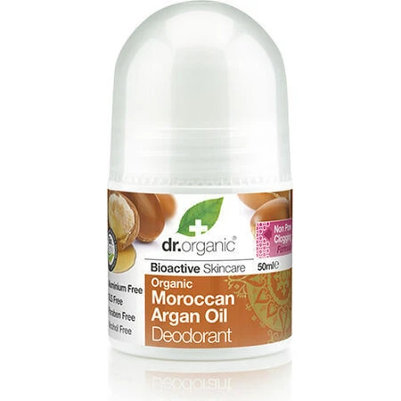 Dr.Organic Déodorant naturel à l'huile de coco vierge Roll-On sans aluminium 50ml