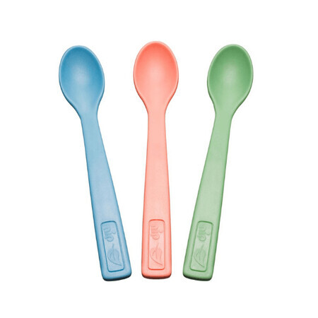 Set de 3 cucharas para bebé Eat Green, Nip