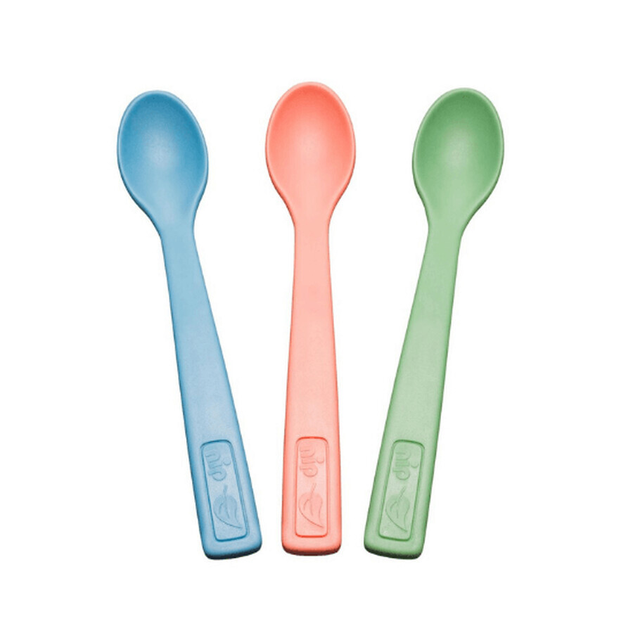 Set de 3 cucharas para bebé Eat Green, Nip