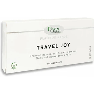 Power Of Nature Platinum Range Travel Joy pentru Greață 10 Capsule