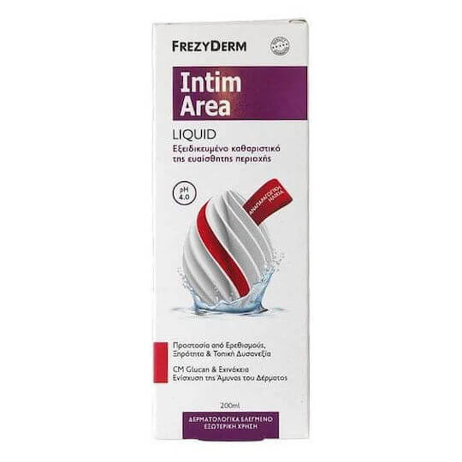Frezyderm Intima Płyn do higieny intymnej Ph4.0 Żel oczyszczający na miejscową suchość okolic intymnych 200ml: ceny i cechy