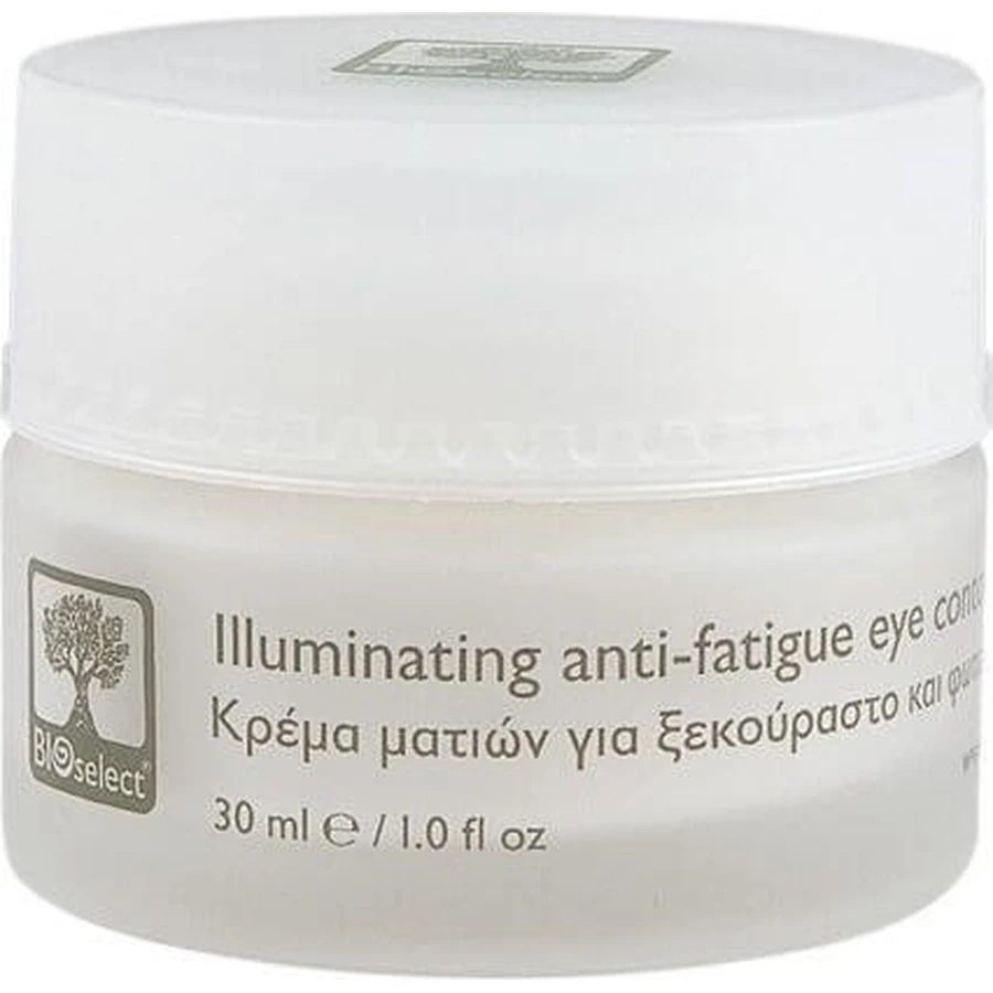 Bioselect Cremă de Ochi Hidratantă și Anti-îmbătrânire cu Acid Hialuronic 30ml