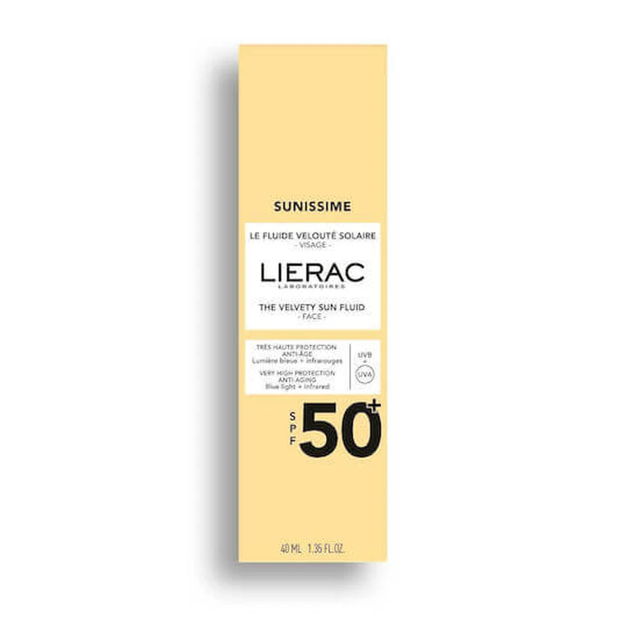 Lierac Sunissime Lozione solare vellutata per il viso SPF50+ 40ml