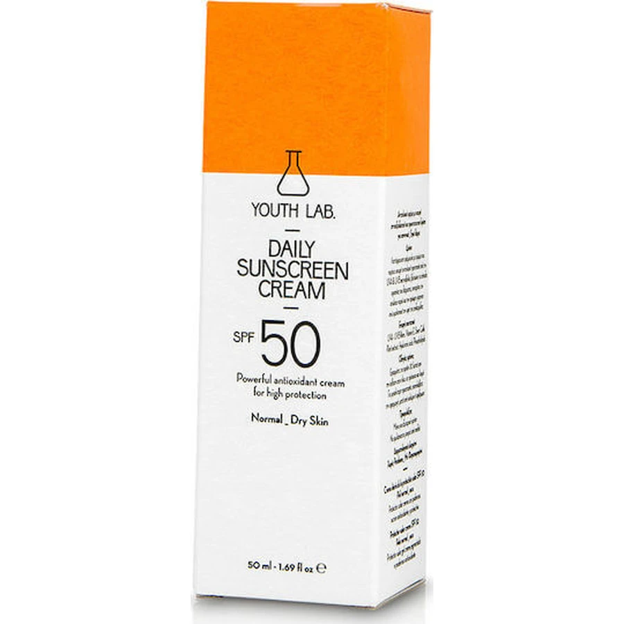 Laboratorio Juventud. Crema de protección solar diaria para piel normal/agotada Gel facial SPF50 50ml