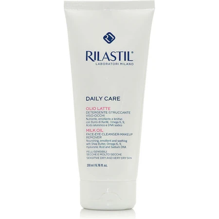 Rilastil Cuidado Diario Emulsión Aceite de Leche Rostro y Ojos 200ml