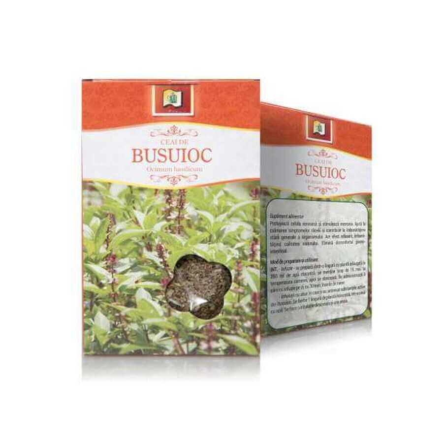 Tisana al basilico, 50 g, Stef Mar Valcea