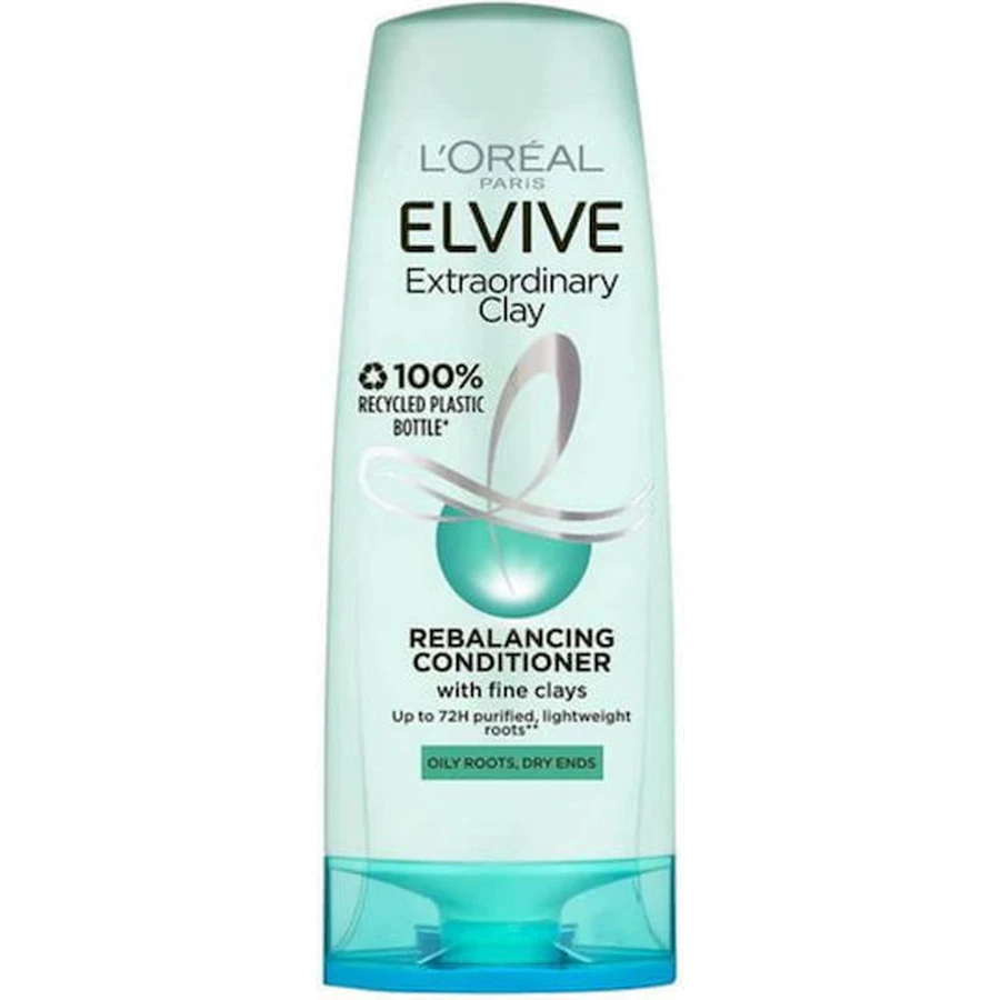L'Oreal Paris Elvive Extraordinary Clay Hydraterende Conditioner voor Droog Haar 250ml