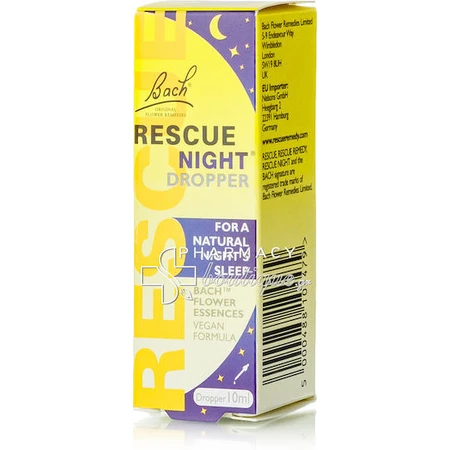 Bach Rescue Night Esență Florală în Picături pentru Relaxare 10ml