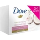 Dove Relaxing Beauty Cream Bar with Coconut & Jasmine Baton de săpun pentru Corpul 4x90gr
