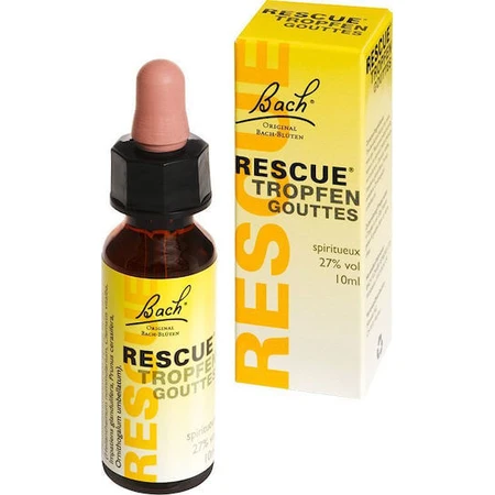 Krople esencji kwiatowej Bach Rescue Tropfen Gouttes 10ml: ceny i cechy
