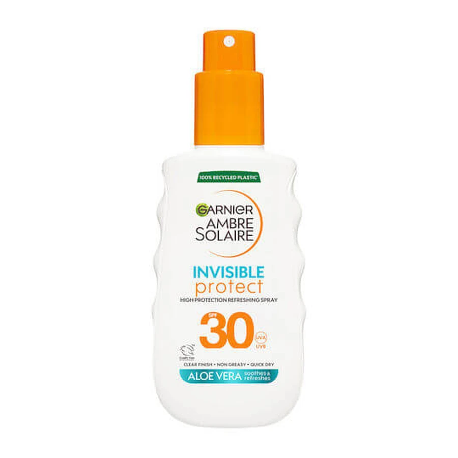 Garnier Invisible Protect Refresh Sun Protection Spray for Face and Body SPF30 150ml