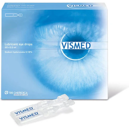 TRB Chemedica Vismed Hyaluronic Acid Eye Drops for Dry Eyes 20x0.3ml