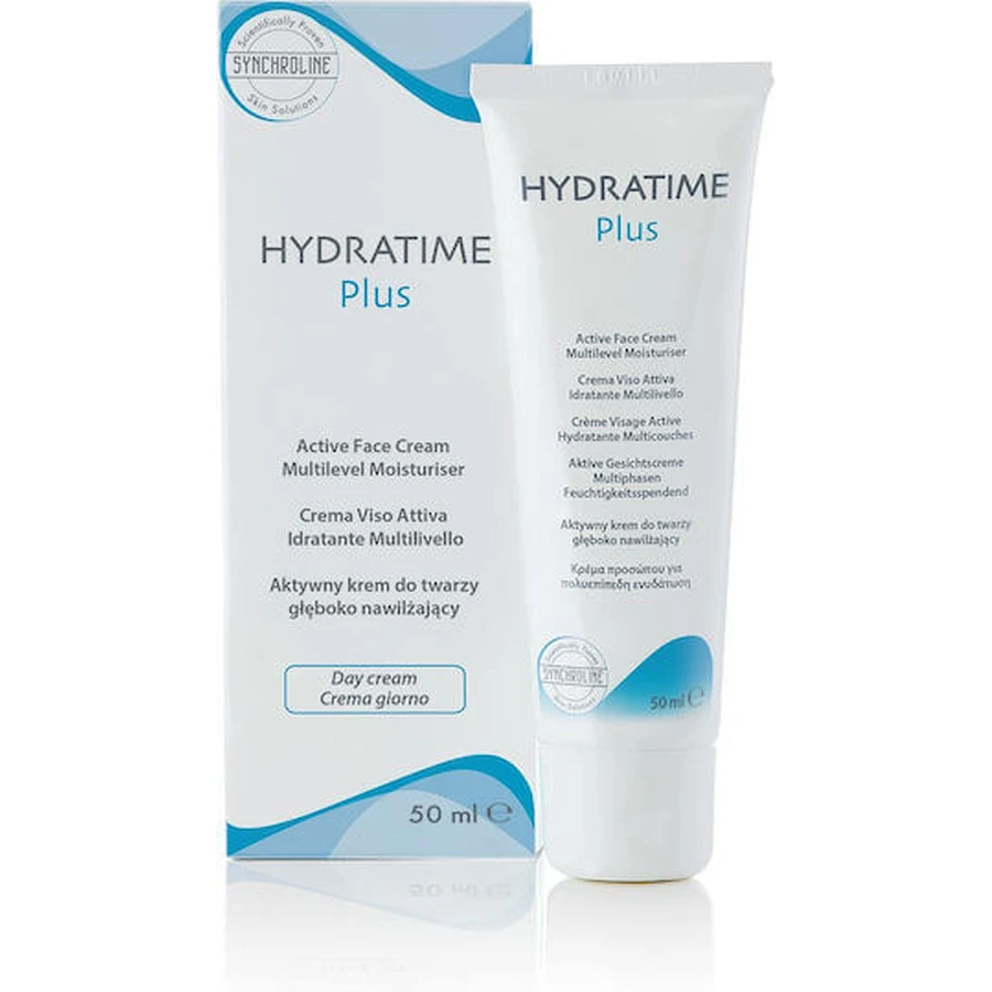 Synchroline Hydratime Plus Crème hydratante pour le visage à l'acide hyaluronique et au céramide 50ml