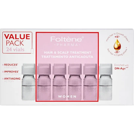 Foltene Hair & Scalp Treatment Ampułka przeciw wypadaniu włosów dla kobiet 24x6ml: ceny i cechy