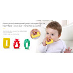 Juego de anillos gingivales de silicona Animalute funny, Mombella