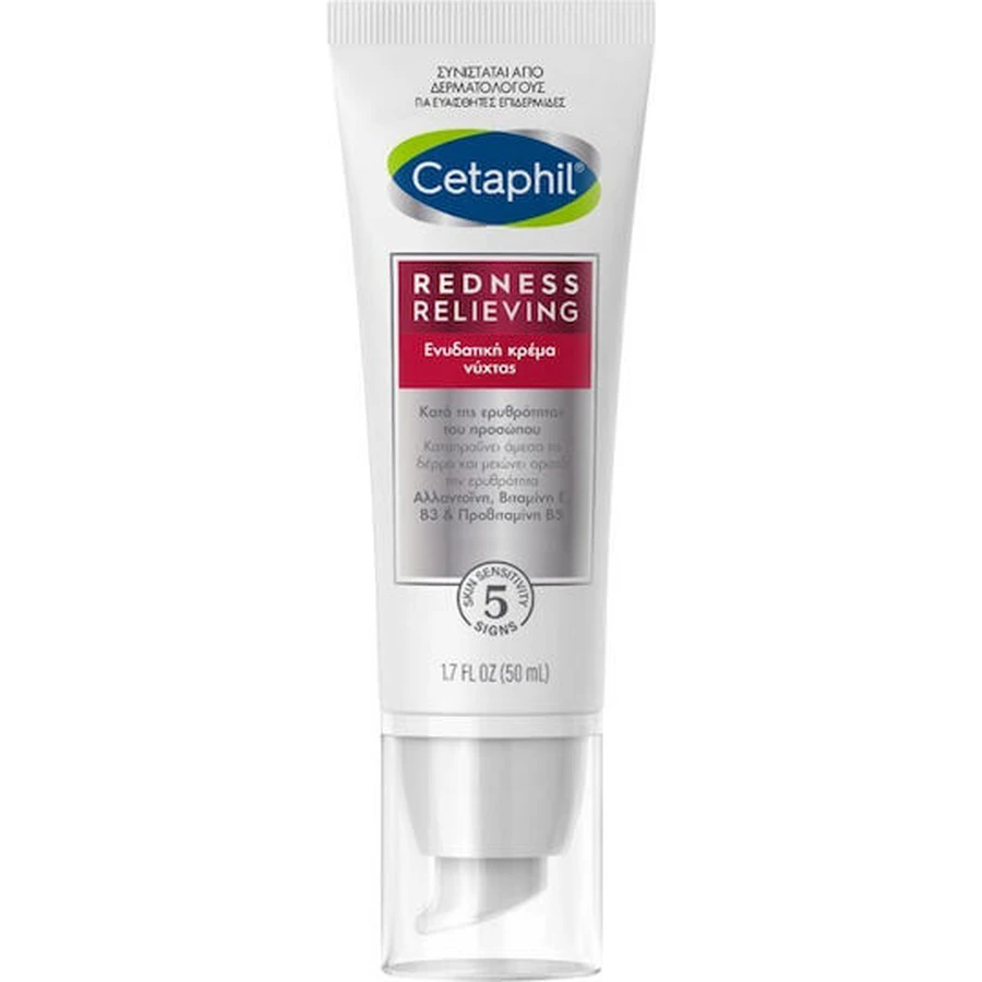 Cetaphil Pro Redness Relieving Acne and Redness Relieving Night Face Cream z niacynamidem i ceramidem 50ml: ceny i cechy