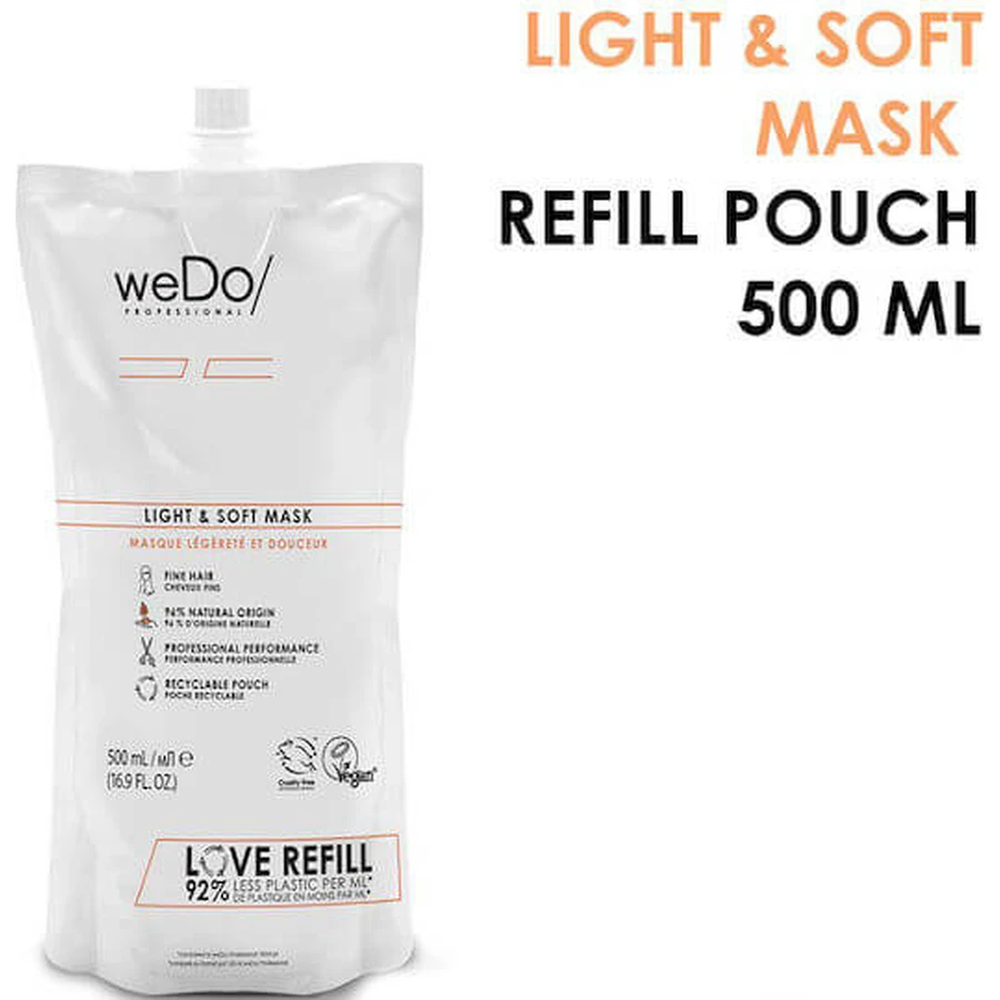 Wedo Professional Light and Soft Mask Mască de Păr pentru Hidratare 500ml