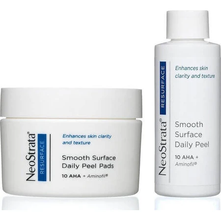 Neostrata Resurface Smooth Surface Exfoliación Diaria 10 Aha, Almohadilla Exfoliante Facial en 36 Discos 60ml