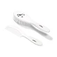 Soft hair brush and comb set, Babyono white