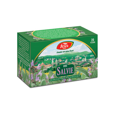 Té de salvia, 20 bolsitas, Fares