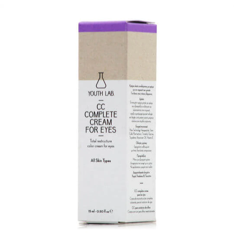 Youth Lab. CC Hydraterende Oogcrème voor Donkere Kringen 15ml