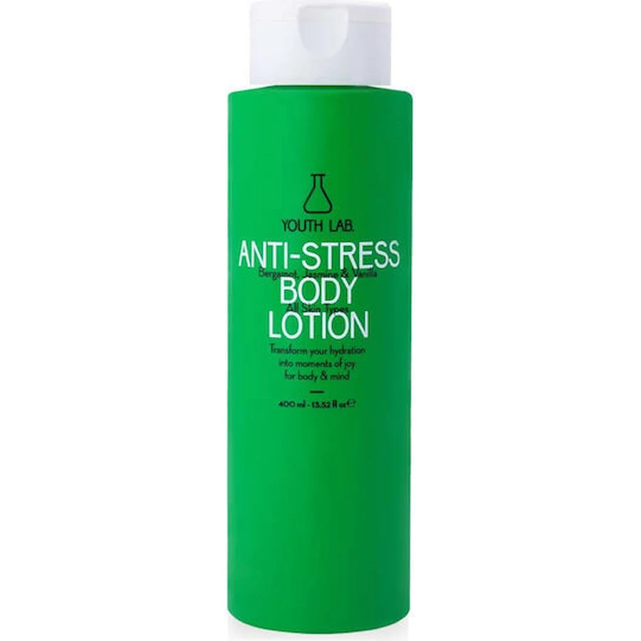 Youth Lab. Anti-Stress Bergamotte, Jasmin und Vanille Feuchtigkeitsspendende Körperlotion für empfindliche Haut 400ml