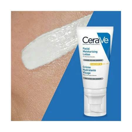 CeraVe AM Crema viso idratante con protezione solare SPF50 52ml