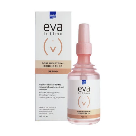 InterMed Eva Intima Intima Period Post Menstrual Shower pH 7 Liquid 147ml