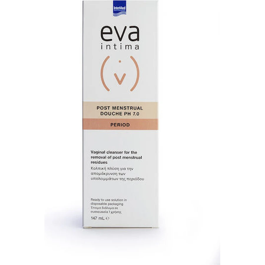 InterMed Eva Intima Intima Period Post Menstrual Shower pH 7 Liquid 147ml