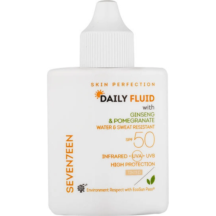 Seventeen Daily Fluid Lozione solare resistente all'acqua SPF50 con pigmento 35ml
