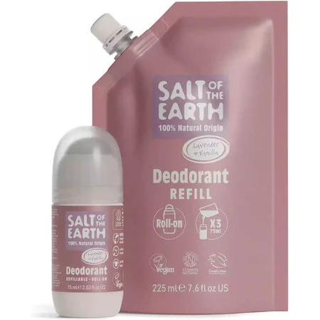 Salt of the Earth Salt Earth Lavender & Vanilla Deodorant sub formă de Roll-On 225ml