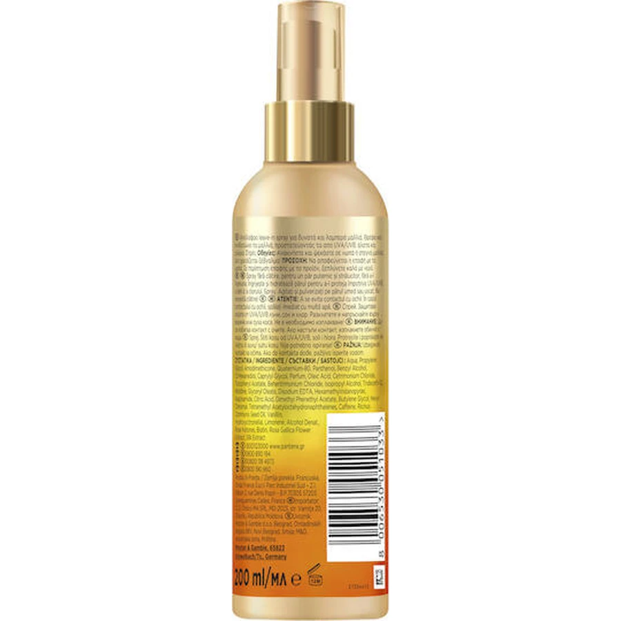 Pantene Pro-v Sunkiss Sunkiss Glow Leave-in Spray Spray chroniący włosy przed słońcem 200ml: ceny i cechy
