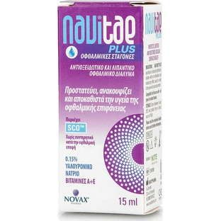 Novax Pharma Navitae Plus Krople do oczu z kwasem hialuronowym na suche oczy 15ml
