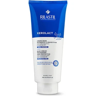 Rilastil Xerolact Feuchtigkeitsspendende Körpercreme mit Hyaluronsäure für trockene/sehr trockene Haut 400ml