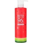 Holika Holika Watermelon 96% Soothing Gel Gel hidratant pentru corp cu Aloe Vera pentru piele uscată & sensibilă 390ml