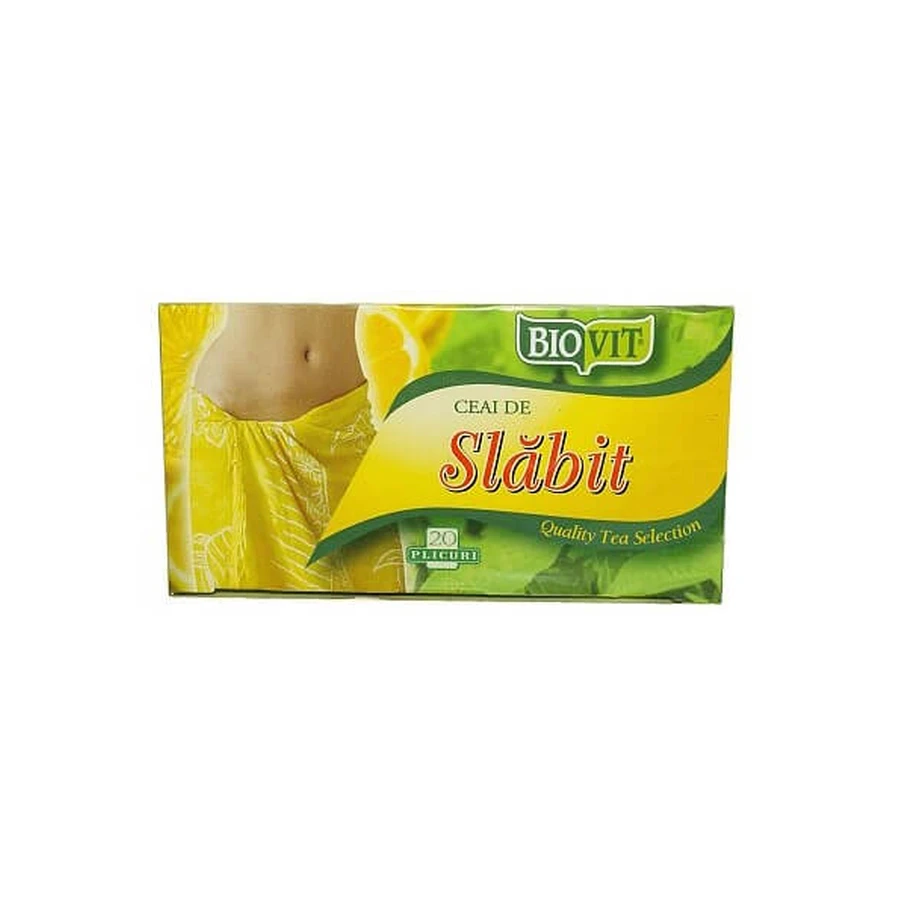 Schlankheitstee mit Zitrone BioVit, 20 Portionsbeutel, Naturavit