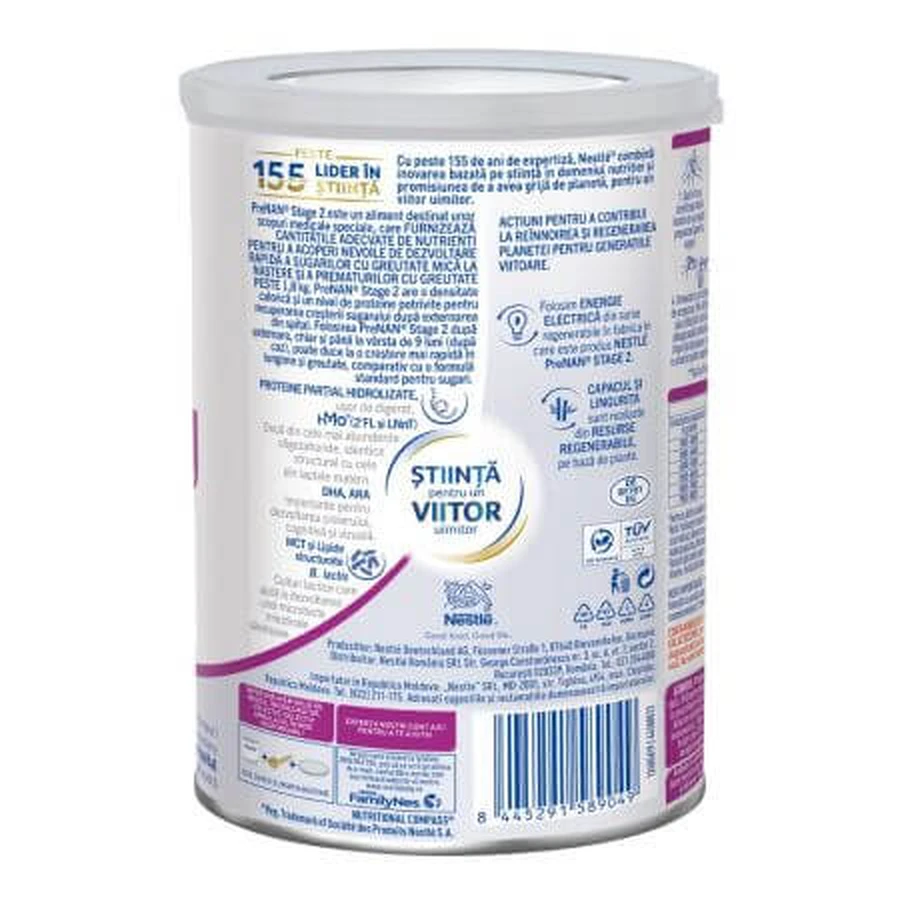 Formula de lapte praf Pre Nan Stage 2, 400 g, Nestle