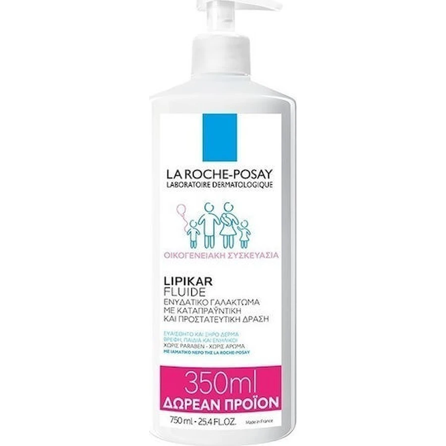 La Roche Posay Lipikar Fluide Moisturising regenerierende Feuchtigkeitscreme für trockene & empfindliche Haut 750ml