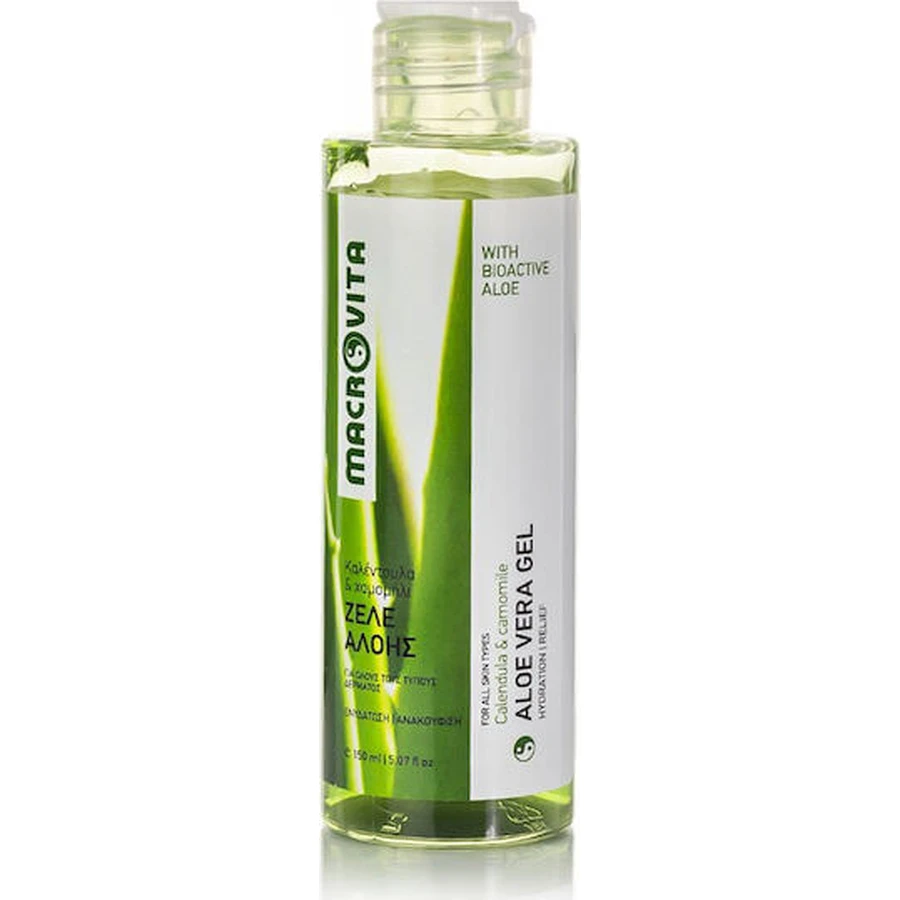 Macrovita Calendula & Chamomile Moisturising Regenerating Gel with Aloe Vera for dry/very dry skin 150ml