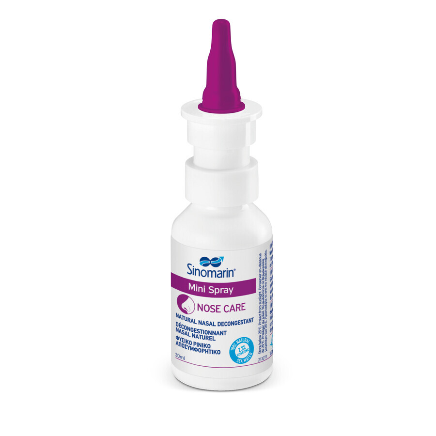 Sinomarin Mini Spray Descongestionante Nasal, 30 ml, Gerolymatos International