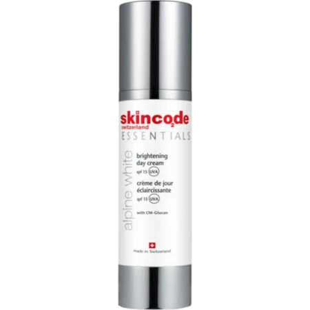 Skincode Essentials Alpine White Alpine White Sun Protection Factor (SPF15) Crème de jour hydratante et anti-imperfections avec vitamine C 50ml