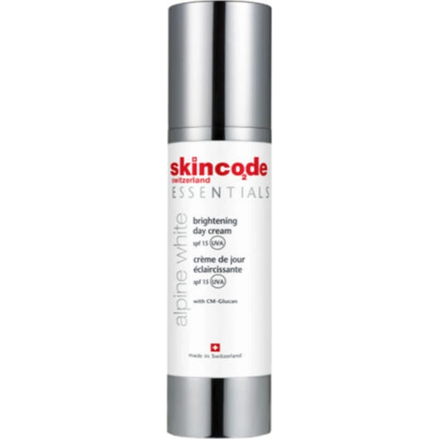Skincode Essentials Alpine White Alpine White Sun Protection Factor (SPF15) Crème de jour hydratante et anti-imperfections avec vitamine C 50ml