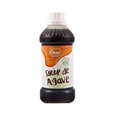 Sirop de Agave Raw Dark Eco, 500 ml, Obio