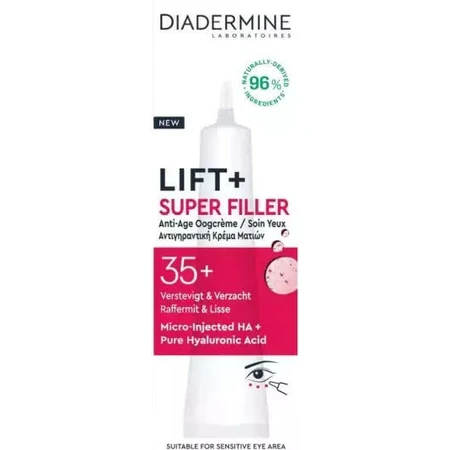 Diadermine Lift + Super Filler 35+ Anti-rimpel Oogcrème met Hyaluronzuur 15ml