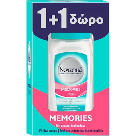 Noxzema Memories Deodorant 48h sub formă de Roll-On 2x50ml