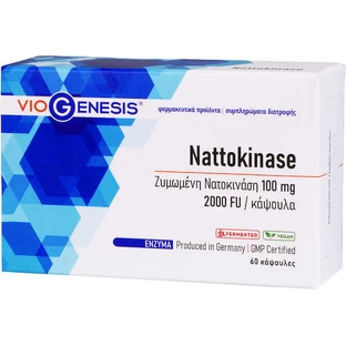 Viogenesis Nattokinase 100mg 30 capsule veget