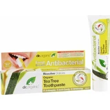Dentifrice antibactérien à l'arbre à thé Dr. Organic pour le blanchiment et la plaque dentaire 100ml