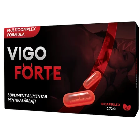 VigoForte Pastile Pentru Potenta si Erectie, 100% naturale, 10 capsule, Colt de Sanatate