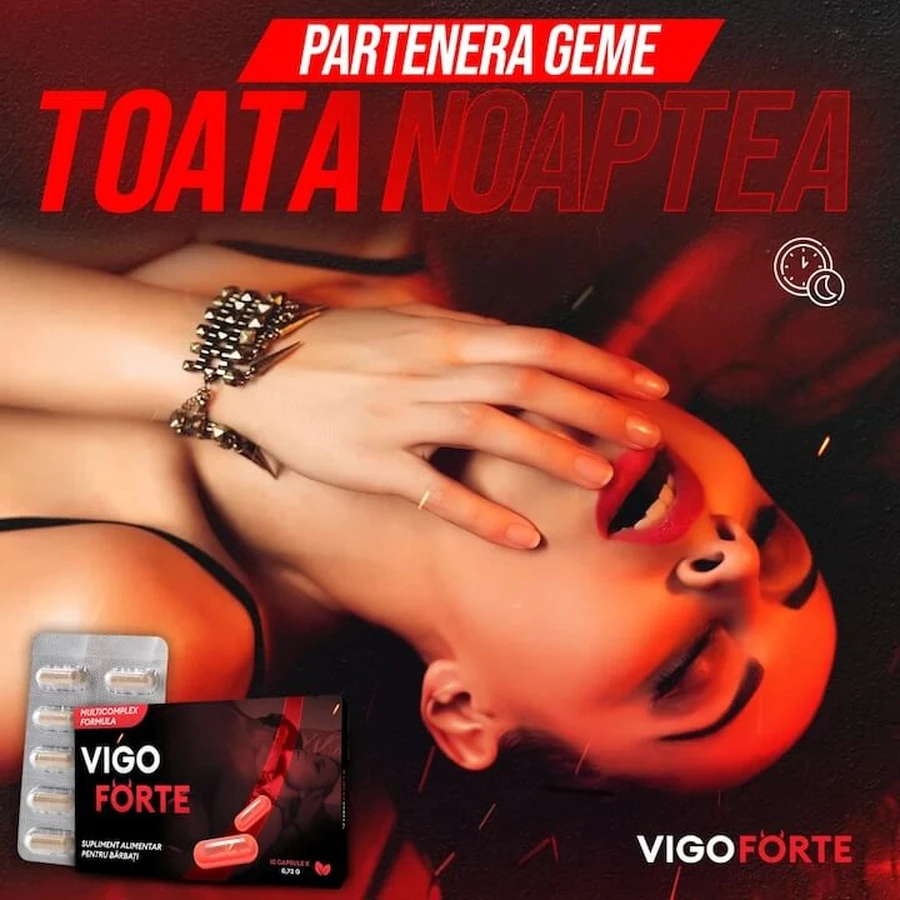 VigoForte Pastile Pentru Potenta si Erectie, 100% naturale, 10 capsule, Colt de Sanatate